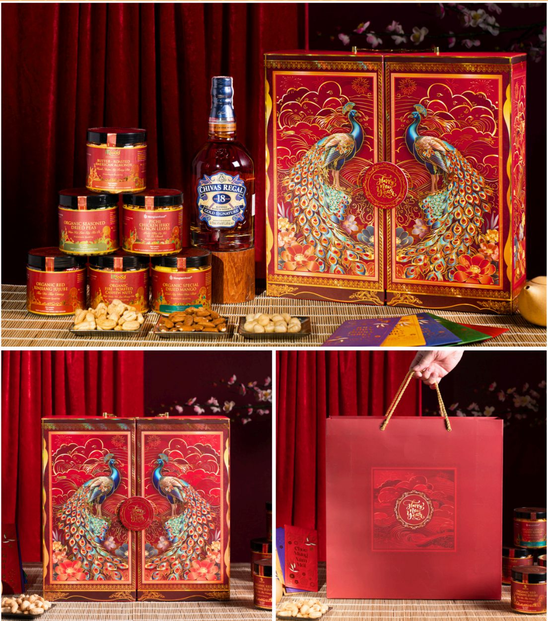 Hộp Quà Tết Cát An Phú Quý - mẫu tết 2025